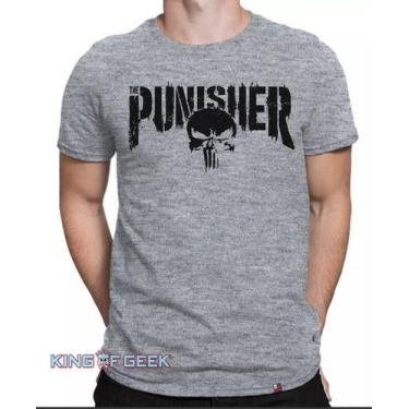Imagem de Camiseta Justiceiro The Punisher Caveira Camisa Geek - KING OF GEEK, M