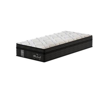 Imagem de Colchão Mola Ensacada Madrid Pillow Euro Solteiro 88x188x30cm - Probel