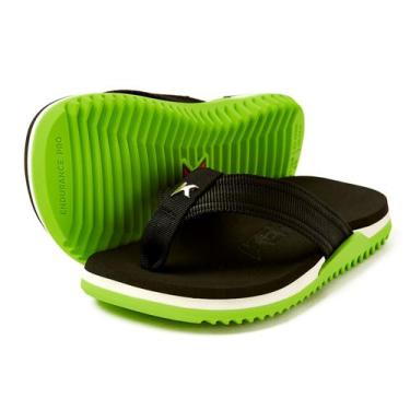 Imagem de Sandalia kenner original juvenil nk6 preto/verde, 27/28