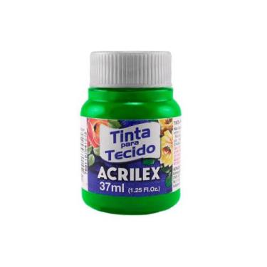 Imagem de Tinta para Tecido Fosca 37ml ACRILEX, Verde Folha