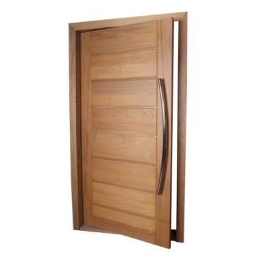 Imagem de Porta Pivotante BBB Montada em Madeira Maciça Tauari - Mapaf, 102cm x 