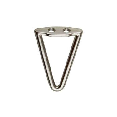 Imagem de Pezinho Triângulo Vazado Grande Metal 4 Peças Decoração Caixas Mdf Ban