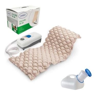 Imagem de Colchão Pneumático Casca De Ovo Com Motor 220v + Coletor De Urina Masc