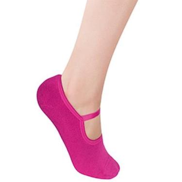 Imagem de Meia Sapatilha Selene 7850-003 34/39 Antiderrapante Pilates, 34-39, 80