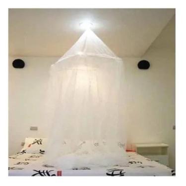 Imagem de Mosquiteiro Casal Extra King Gigante Branco Anti Pernilongo - Dugu