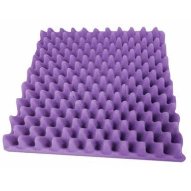 Imagem de Forração Ortopédica Espuma Assento Quadrado Caixa Ovo 6cm Bioflorence 