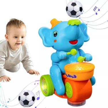 Imagem de Elefante Musical Com Bolinhas Flutuantes Brinquedo Educativo Para Cria