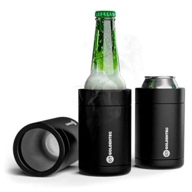Imagem de GOLDENTEC ACESSORIOS - Can Cooler Goldentec para Lata e Long neck Preto