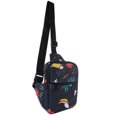 Imagem de Shoulder Bag Bolsa Transversal 05 - PauloBags, Tucano preto