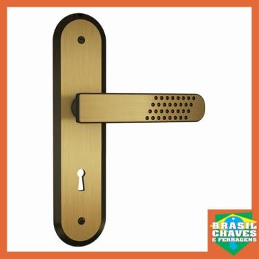 Imagem de Fechadura para porta de Quarto/Interna 1810 21 Oxidada 40mm STAM Maçan