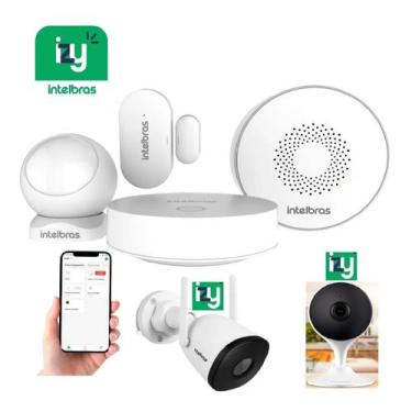 Imagem de Alarme S/Fio Casa Inteligente Wifi Smart Iss 1001 Intelbras c/câmera i