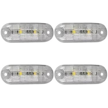Imagem de Kit 4 Lanternas Placa Bivolt Onibus Caminhão Carreta Van - Indústria B
