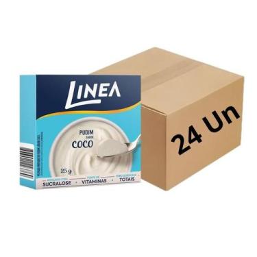 Imagem de Pó para Pudim De Coco Linea 25g Caixa Com 24 Un