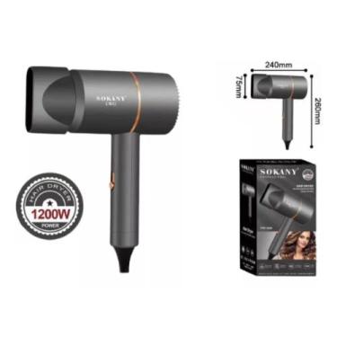 Imagem de Secador De Cabelo Portátil Profissional Sokany 1200w Potente