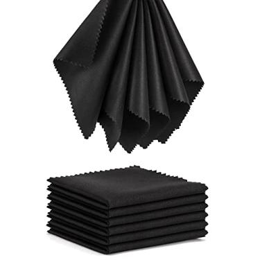 Imagem de Pano de limpeza de óculos, limpador de óculos, pacote com 12 unidades, limpador de lentes de microfibra, toalhetes de óculos de sol para tela de joias de vidro, câmera, sem fiapos, espesso, 12 x 15 cm