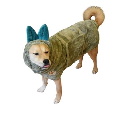 Imagem de DERPYCHAPPY Toalha de banho premium para cães - roupão de microfibra super absorvente para cães e gatos pequenos, médios e grandes - Toalhas elegantes e aconchegantes de secagem rápida para animais de
