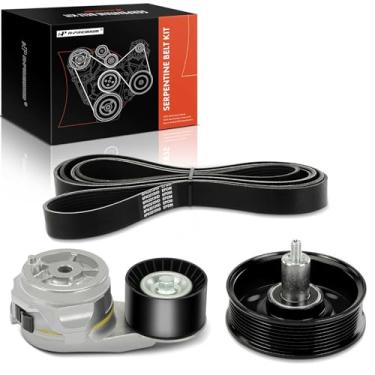 Imagem de A-Premium Kit de transmissão de correia serpentina do motor compatível com caminhões Ram, Dodge e Sterling - 2500 3500 4500 5500 2011-2012, Ram 2500 3500 2003-2010, Ram 4500 5500 2008-2010, Bullet 45