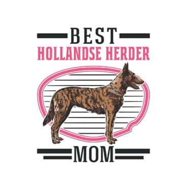 Imagem de Hollandse Herder Notizbuch: Best Hollandse Herder Mom Holland Schäferhund / 6x9 Zoll / 120 karierte Seiten Seiten