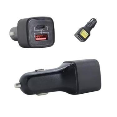 Imagem de Carregador Automotivo Premium 12v E 24v Usb-c E Usb Carro