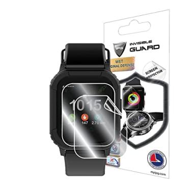 Imagem de IPG Protetor de tela de hidrogel para crianças Cubitt Jr Smart Watch Fitness Tracker (2 unidades) Película transparente HD invisível antiarranhões - suave/autorreparação/bolha para Cubitt Jr