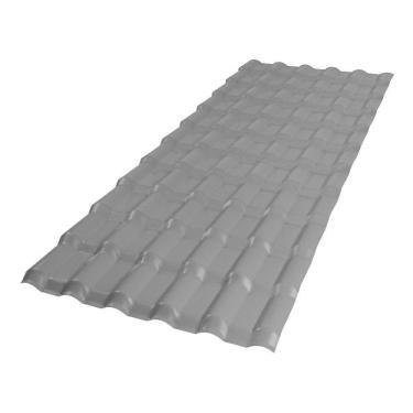 Imagem de Telha PVC Fortlev Plan Concreto 2,42x0,88m