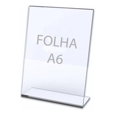 Imagem de Base Acrilico A6 Porta Retrato Folheto - Dubon