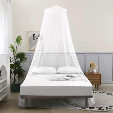 Imagem de Mosquiteiro de Teto para Cama de Casal Solteiro/Berço- Proteção Eficaz contra Insetos com Design Elegante e Instalação Fácil