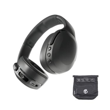 Imagem de Skullcandy Conjunto de fones de ouvido overear Crusher EVO sem fio com isolamento de ruído - Preto