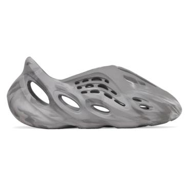 Imagem de adidas Sandálias esportivas masculinas Yeezy Foam Rnr Slip On Casual - Cinza, Granito Mx, 41