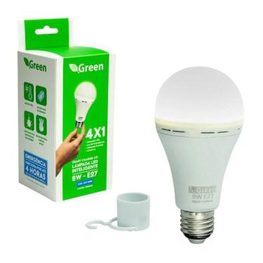 Imagem de Lâmpada Led Inteligente De Emergência Recarregável Bivolt - Mixtou Gre