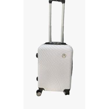 Imagem de Mala de Viagem Bordo Pequena P Avião ANAC Tamanho 55x35x25 Cadeado c/ 