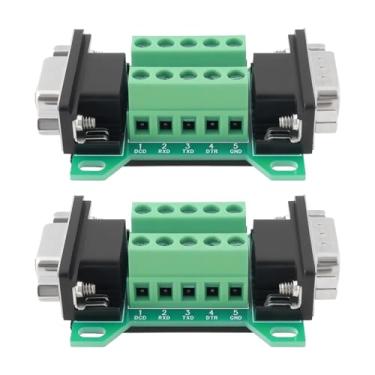 Imagem de SING F LTD Placa de breakout DB9 macho para fêmea Rs232 D-Sub Serial para terminal de 9 pinos para caixa registradora automática de equipamentos de controle industrial