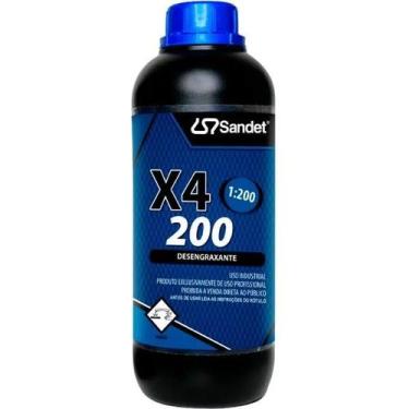 Imagem de X4 200 Desengraxante Alcalino Concentrado 1L - Sandet