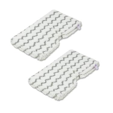 Imagem de Jirmory Pacote com 2 almofadas de substituição para esfregão a vapor compatíveis com esfregão Shark Steam Pocket Mop S3501 S3550 S3601 S3801 S3901 SE450 S3601D S3901D, almofadas de substituição de
