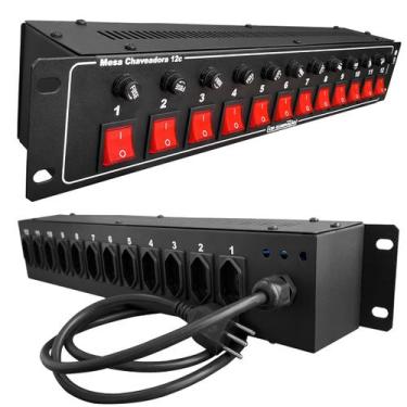 Imagem de Mesa Chaveadora 12 Canais  Extensão Profissional 4000w - CBI Iluminaçã