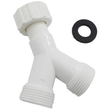Imagem de YZYDF Conector divisor de 3/4 Y conveniente e em forma de Y de plástico para máquina de lavar e máquina de lavar louça, 8,1 cm, como mostra a imagem