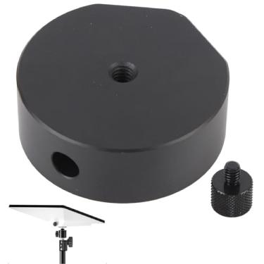 Imagem de Starlink Mini Adaptador de tripé, Adaptador de Montagem de tripé de Alumínio para Mini Starlink, 1/4-20 e 3/8-16 Thread, Compatível Com a Maioria Dos tripé ou Fixação