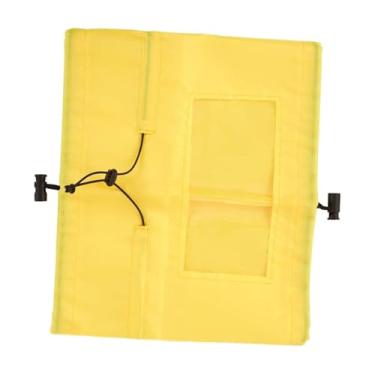 Imagem de Generic Captura de banho de banho de animais de estimação, boné de chuveiro de cachorro Canta de fantasia, suprimentos ajustáveis ​​de helicóptero banheira de, Amarelo