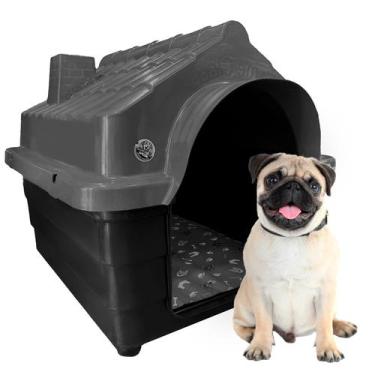 Imagem de Casa Cachorro Número 3 Grande Plástico Casinha Com Colchão Para Cães -