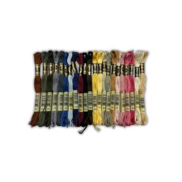 Imagem de Conjunto de Linhas Mouline Panos de Prato - DMC, CL Mouline Pano de Pr