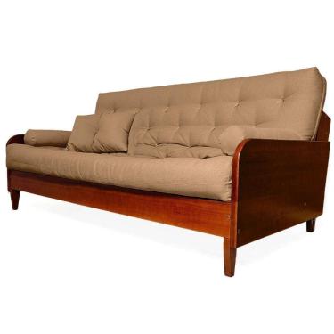 Imagem de Sofá Cama Paris Acquablock Madeira Nobre Imbuia - Fendi