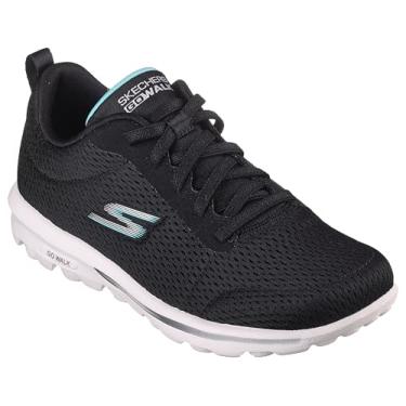 Imagem de Skechers Tênis feminino Go Walk Travel-Fun Journey, Preto/Aqua, 6