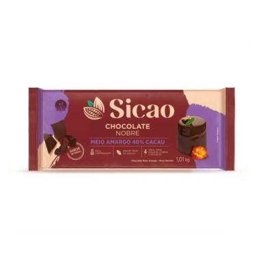 Imagem de Chocolate em Barra Meio Amargo 1,01kg - Sicao - Barry Callebaut