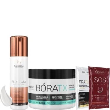 Imagem de Borabella Perfecta Progressiva 250ml + Máscara Bóratx 300g