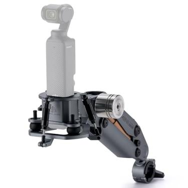 Imagem de Tilta Hydra Alien Mini Kit de Bicicleta – Cinza Titânio | Para Cinematografia Montada em Veículo | Compatível com DJI Action 3/4, Pocket 3, Insta360 X4/X3 | Amortecimento Hidráulico | Amortecedores