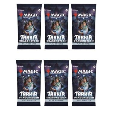 Imagem de 6 Packs MTG Play Booster Pack Lot MTG Tarkir Dragonstorm
