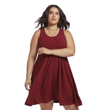 Imagem de Kit Vestido Regata Feminino Plus Size Soltinho Moda Verão Saruel - NaC