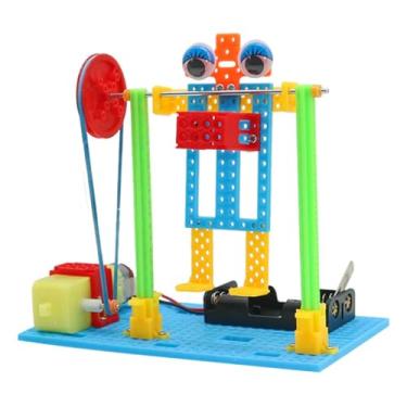 Imagem de Dynwave Kit de experimentos científicos Kit de motor Motor Scientific DIY STEM Engenharia Robótica Modelo de Robô de Barra Horizontal para 6 7 8 9 10 11 Ano