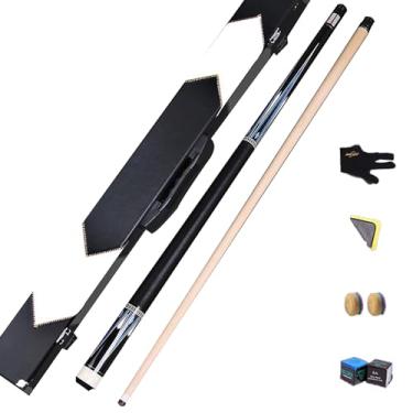 Imagem de Taco de Bilhar com Madeira Premium, Construção Precisa e Acabamento Sofisticado para Partidas Profissionais (B Tacos de bilhar e acessórios+ barril box, 11.8mm)