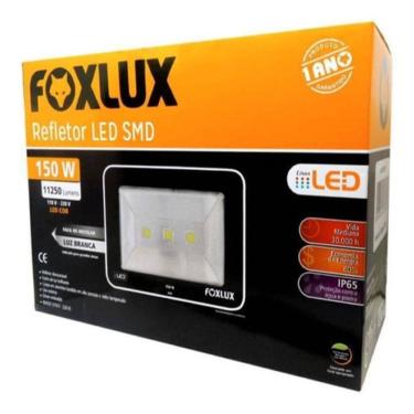 Imagem de Refletor LED 150W 6.500K Bivolt Luz Branca Foxlux